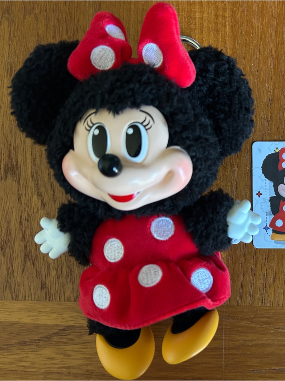 Authentic PopMart Minnie Mouse Plush Keychain from Mickey and Friends